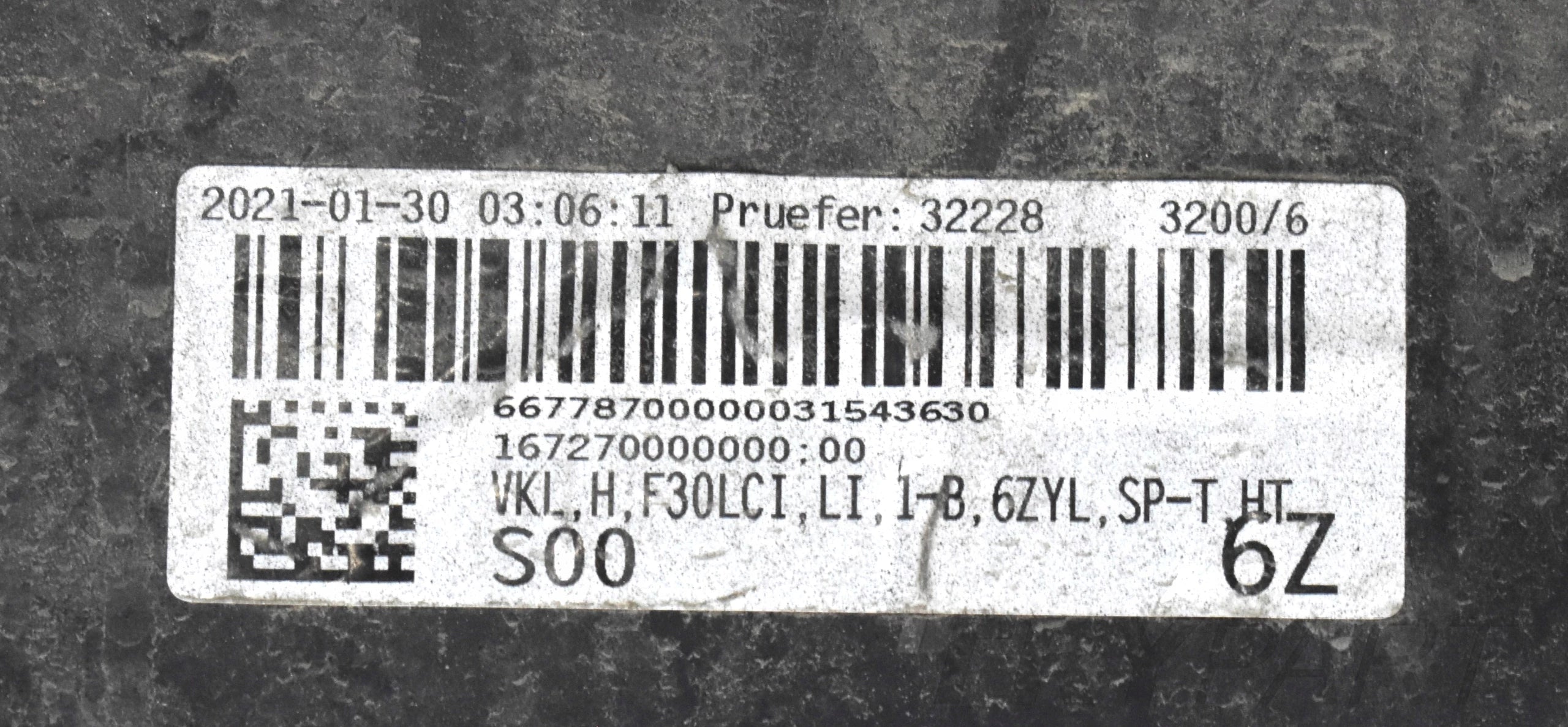 BMW F30 LIFT LCI REAR BUMPER SEDAN ORG
