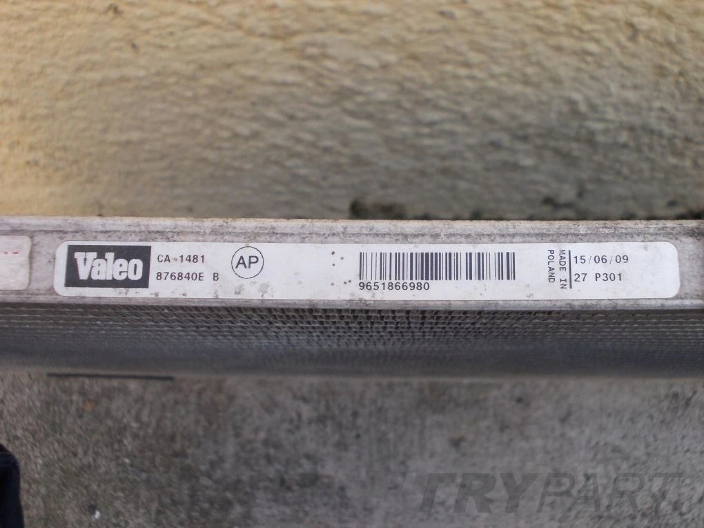 PEUGEOT 206 HDI AIR CONDITIONING RADIATOR