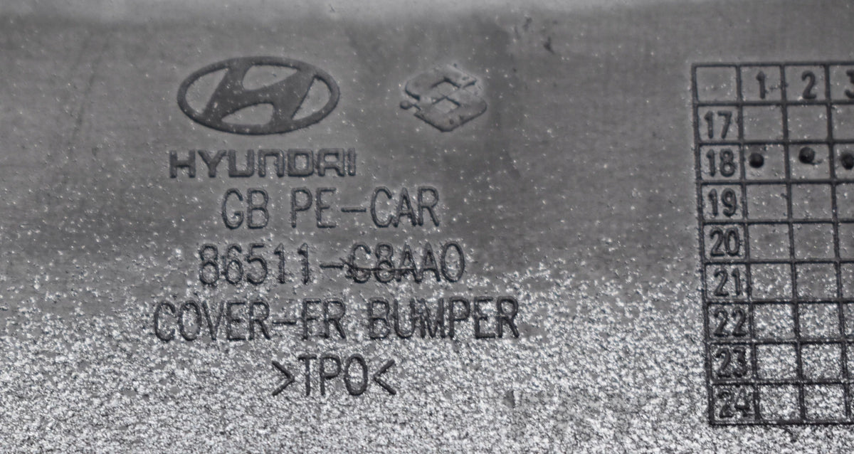 HYUNDAI I20 II LIFT FRONT BUMPER ORG