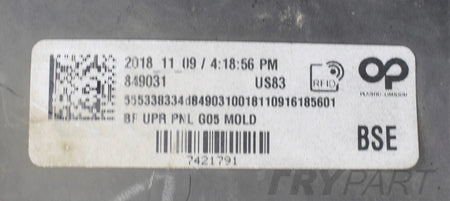 BMW X5 G05 FRONT BUMPER ORG STANDARD