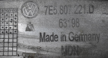VW TRANSPORTER T6 MULTIVAN 7E5 FRONT BUMPER ORG