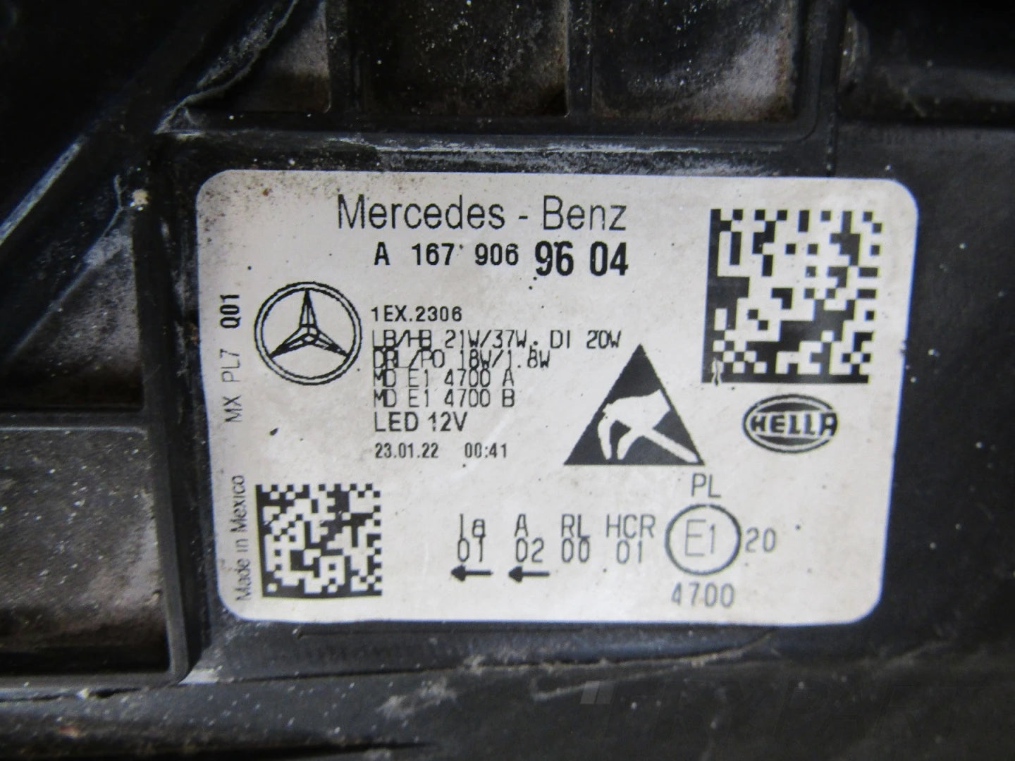 MERCEDES GLE W167 FULL LED PERFORMANCE HEADLIGHT 19-23 RH A1679069604