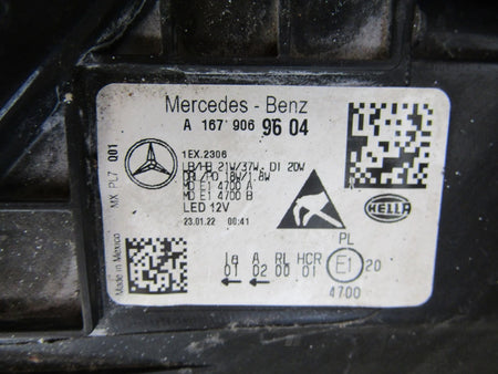 MERCEDES GLE W167 FULL LED PERFORMANCE HEADLIGHT 19-23 RH A1679069604