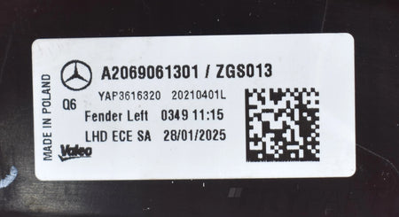 MERCEDES C-CLASS W206 LEFT REAR LED TAIL LIGHT ORG EU ESTATE A2069060101
