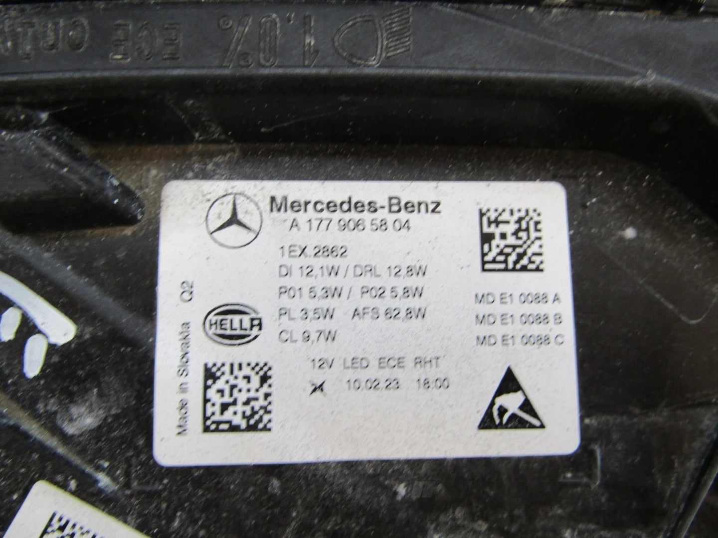 Mercedes A-Class W177 LIFT MULTIBEAM 23- RH A1779065804 Headlight
