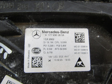 Mercedes A-Class W177 LIFT MULTIBEAM 23- RH A1779065804 Headlight