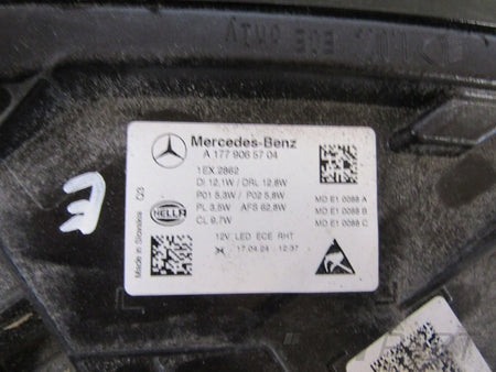 MERCEDES A CLASS W177 LIFT MULTIBEAM 23- HEADLIGHT LH LEFT A1779065704