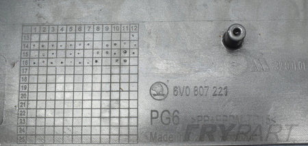 SKODA FABIA III 6V FRONT BUMPER ORG!