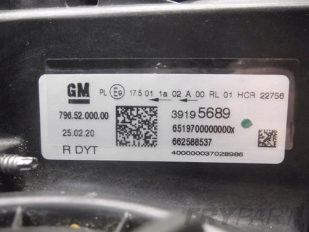 OPEL ASTRA K V 5 FULL LED LIFT 2019- RIGHT HEADLIGHT