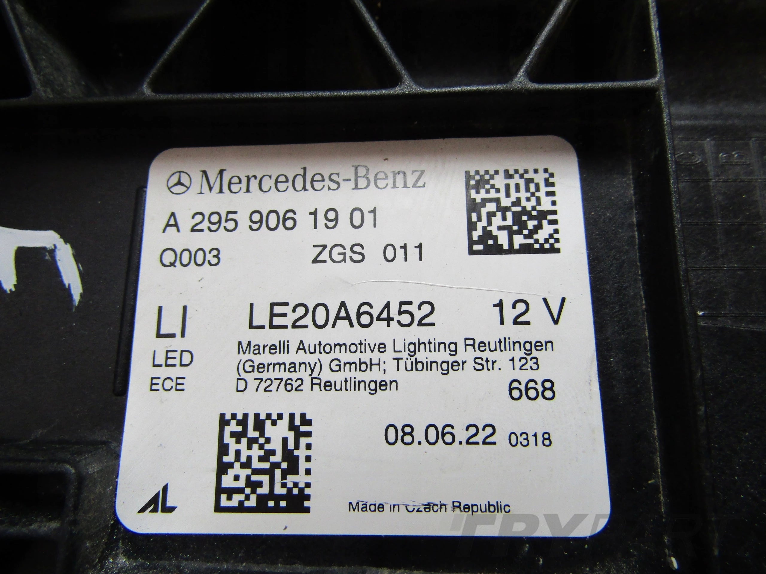 MERCEDES EQE W295 FULL LED DIGITAL HEADLIGHT 2959061901 LH LEFT 23-