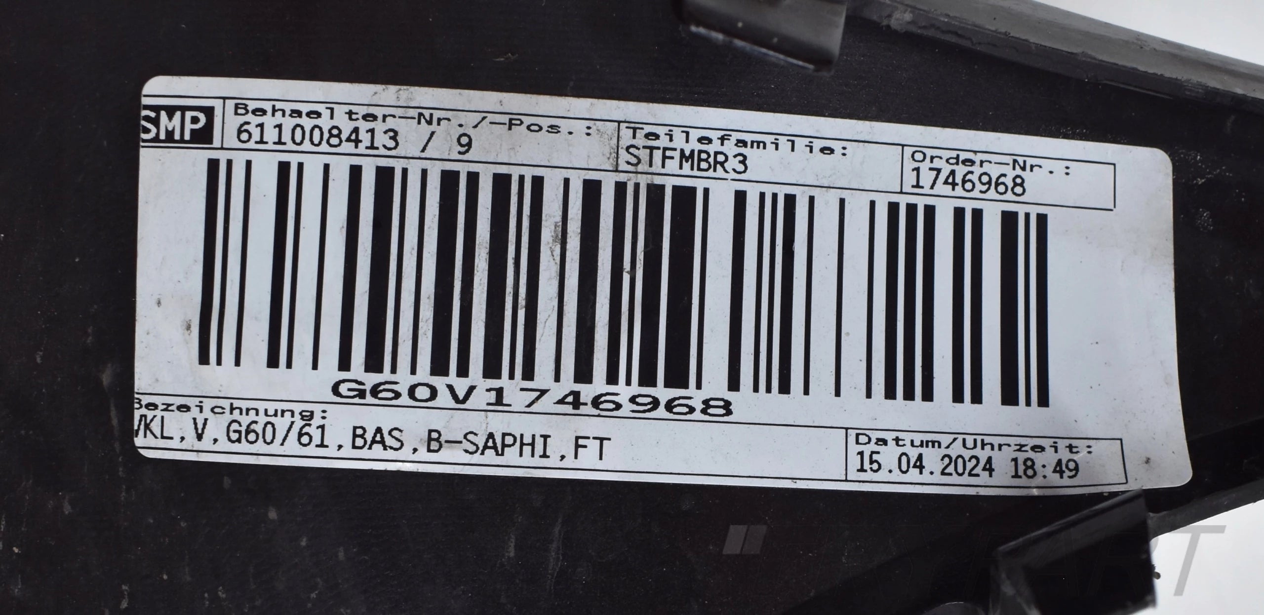 BMW G60 G61 FRONT BUMPER STANDARD BASIC ORG