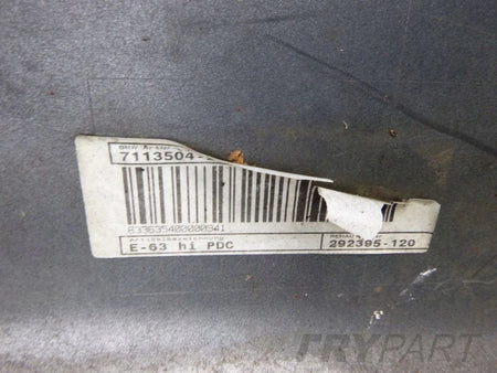 BMW 6 E63 E64 Rear Bumper