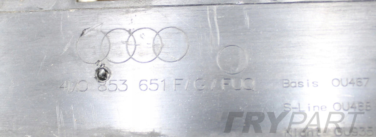AUDI Q7 II 4M0 CHROME FRONT BUMPER GRILLE ORG 4M0853651