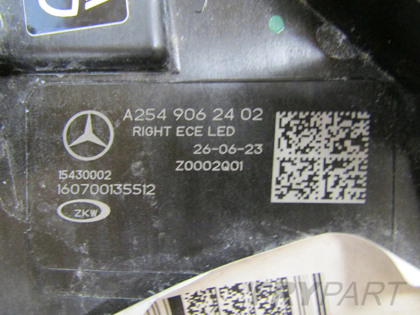 MERCEDES GLC 2 W254 FULL LED DIGITAL LIGHT 22- RH RIGHT HEADLIGHT A254906