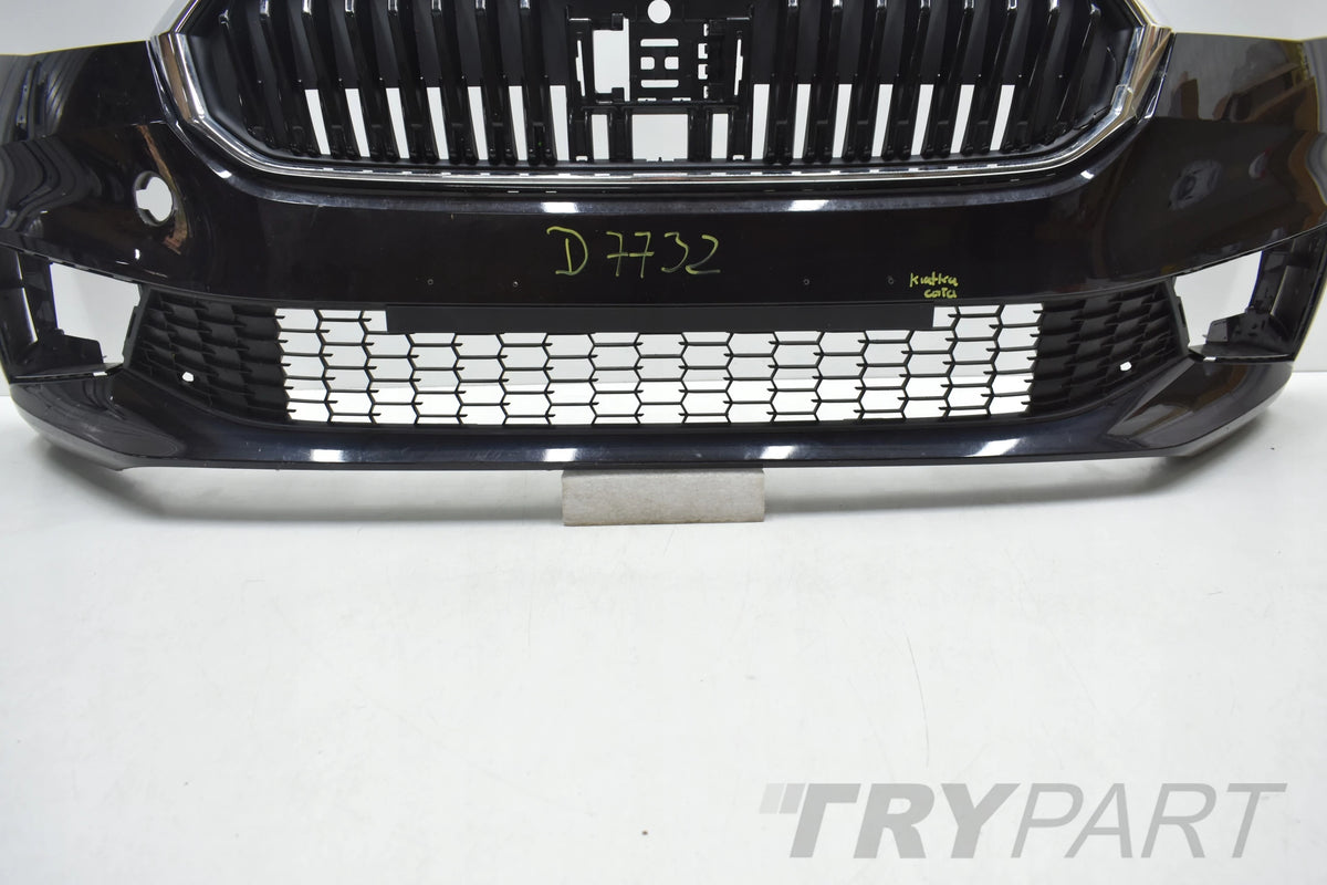 SKODA FABIA IV 6VA FRONT BUMPER ORG + GRILLE