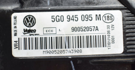 VW GOLF VII 5G0 LEFT REAR LIGHT ORG EU HB