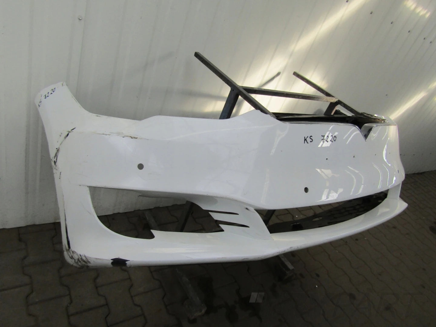 Front Bumper Tesla S Lift 16- (Plate + Frame)