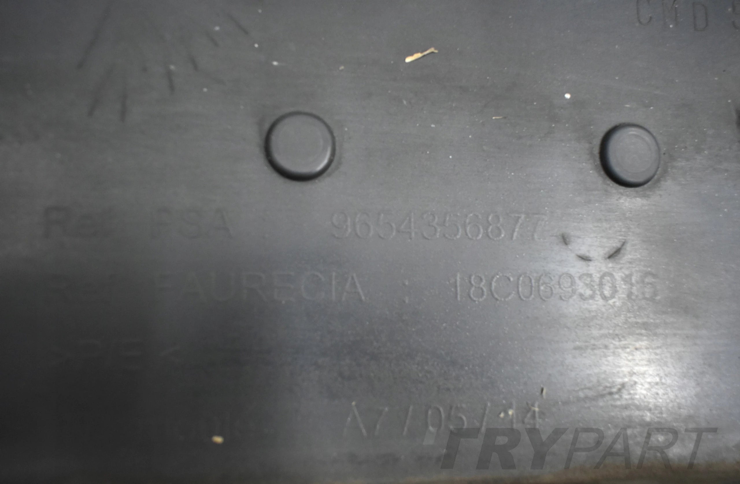 PEUGEOT 207 CC SPORT FRONT BUMPER ORG
