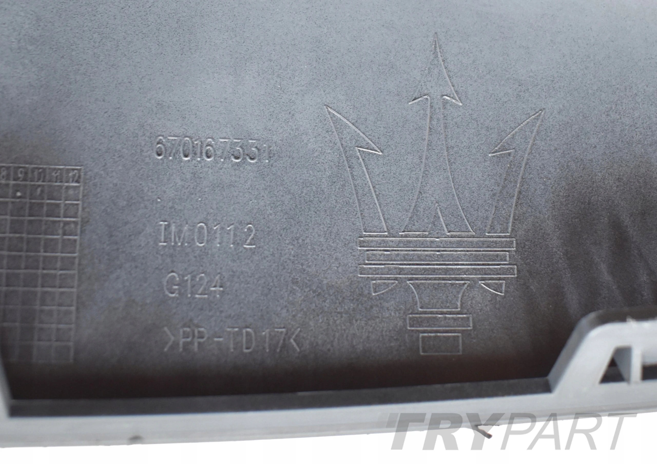 MASERATI GRECALE FLOOR SHIELD COVER BUMPER SPOILER ORIGINAL NEW