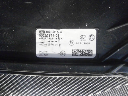 SKODA KAROQ FULL LED 17- Left Headlight