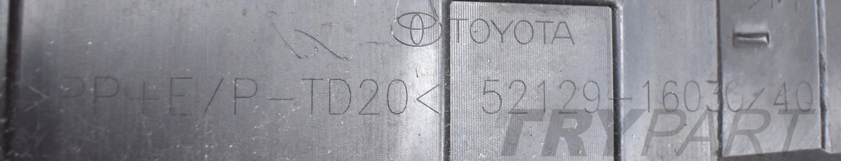 TOYOTA COROLLA CROSS FRONT BUMPER ORG