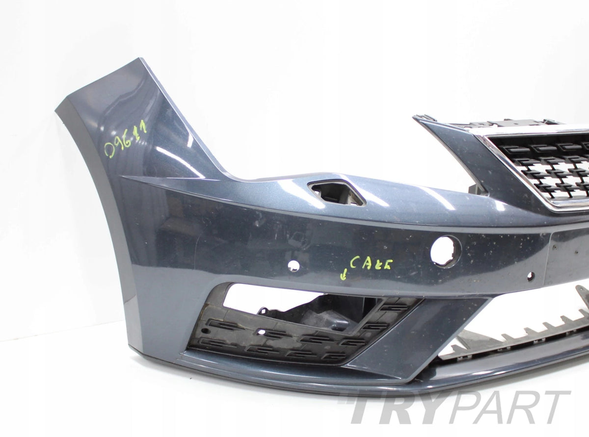 SEAT LEON III LIFT 5F FRONT BUMPER ORG + BOTTOM + GRILLE