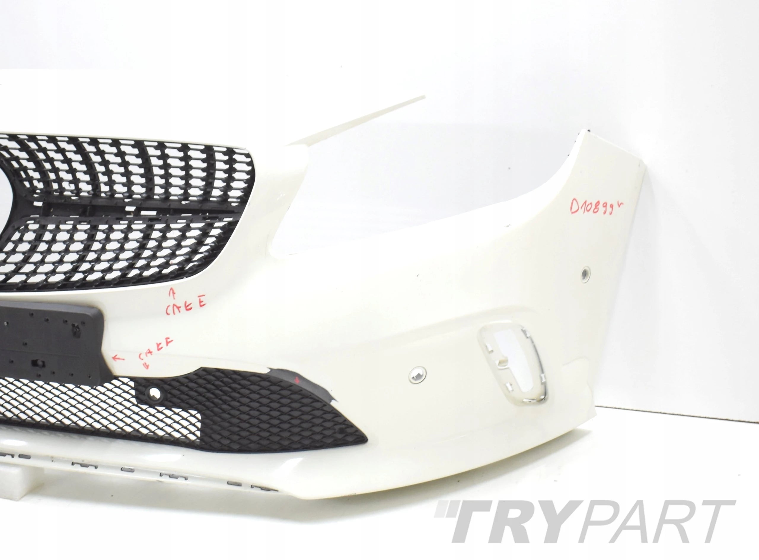 MERCEDES A CLASS W176 LIFT FRONT BUMPER ORIGINAL + GRILLES