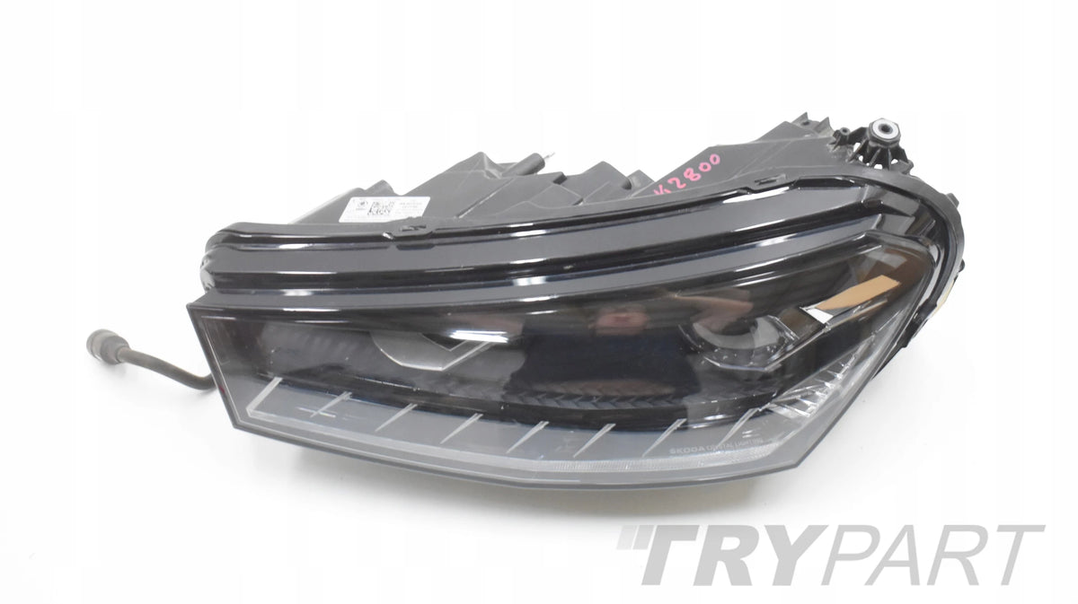 SKODA FABIA IV 6VB LEFT FRONT HEADLIGHT EU ORG CRYSTAL 6VB941015B
