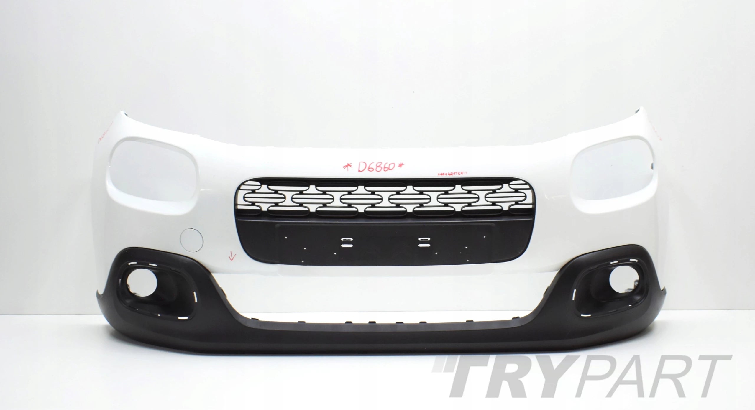 CITROEN C3 III FRONT BUMPER ORIGINAL + GRILLE
