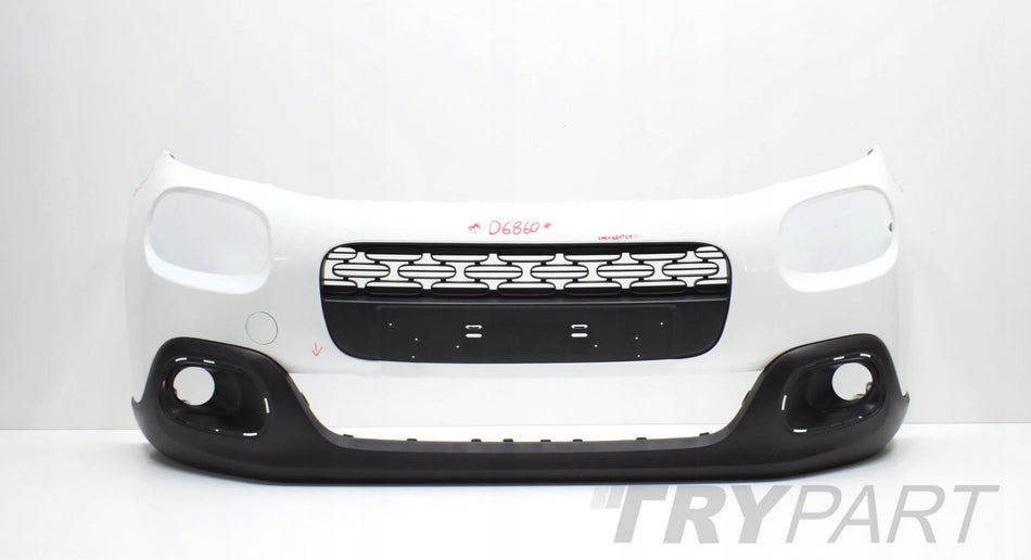CITROEN C3 III FRONT BUMPER ORIGINAL + GRILLE