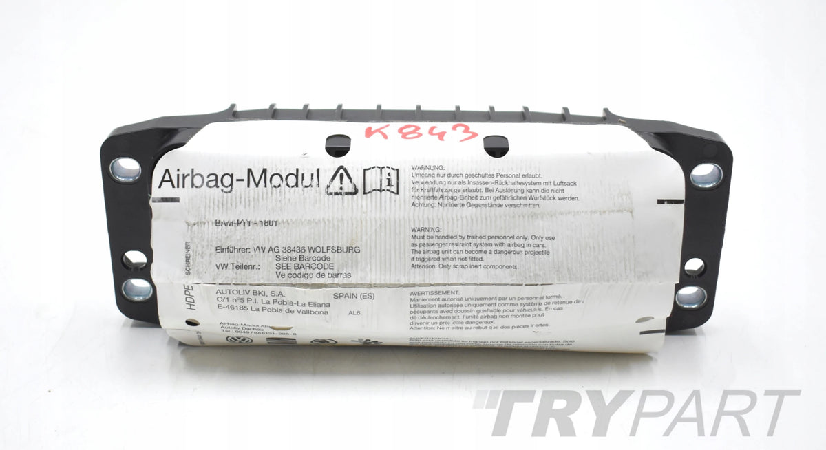 SEAT LEON II 1P0 FRONT PASSENGER AIRBAG ORG NEW