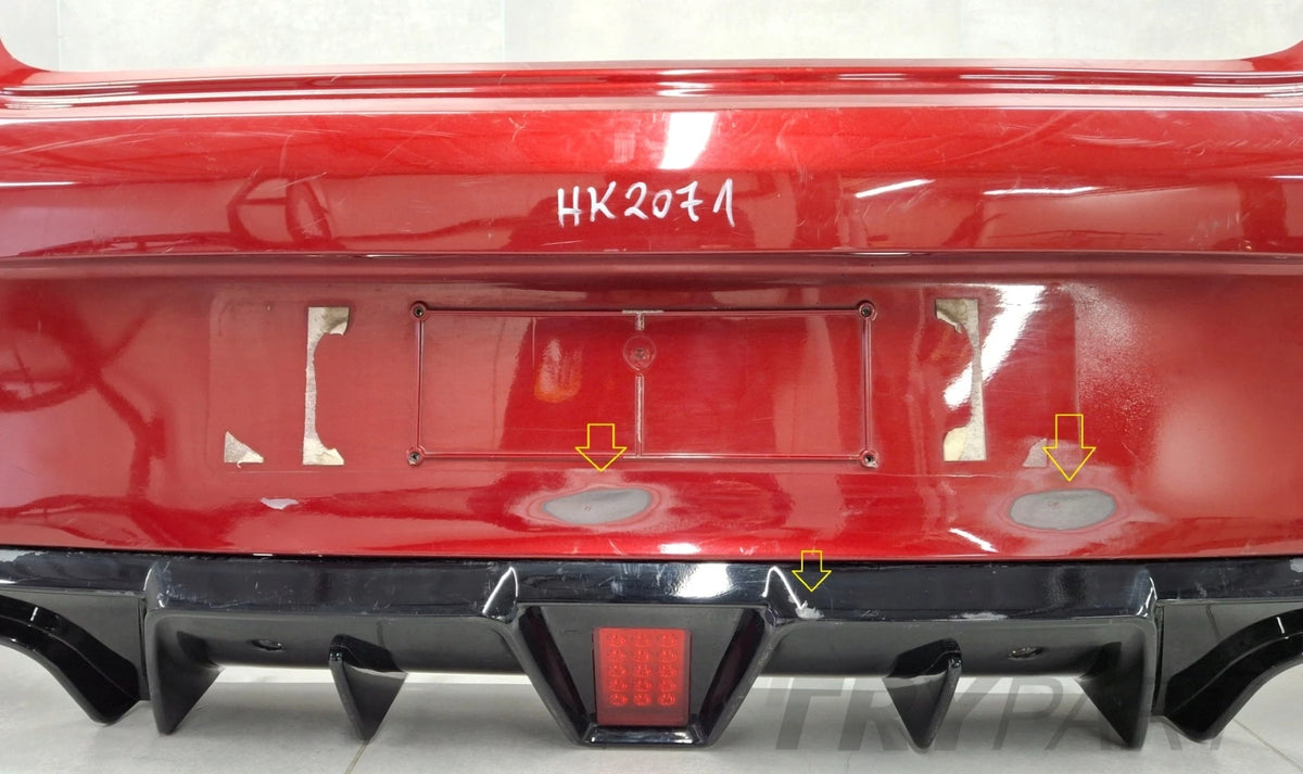 Rear bumper Mercedes C 205 COUPE CABRIO AMG Brabus 15-