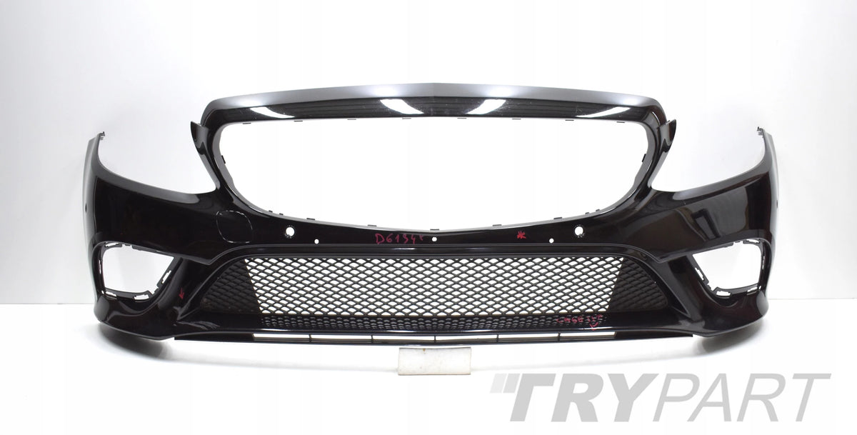 MERCEDES C-CLASS W205 FACELIFT FRONT BUMPER + LOWER SECTION