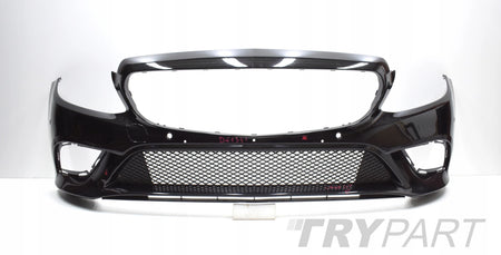 MERCEDES C-CLASS W205 FACELIFT FRONT BUMPER + LOWER SECTION