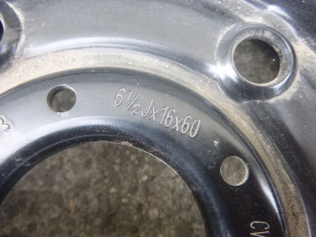 FORD CUSTOM 6.5J x 16 5x160 ET 60 STEEL WHEEL