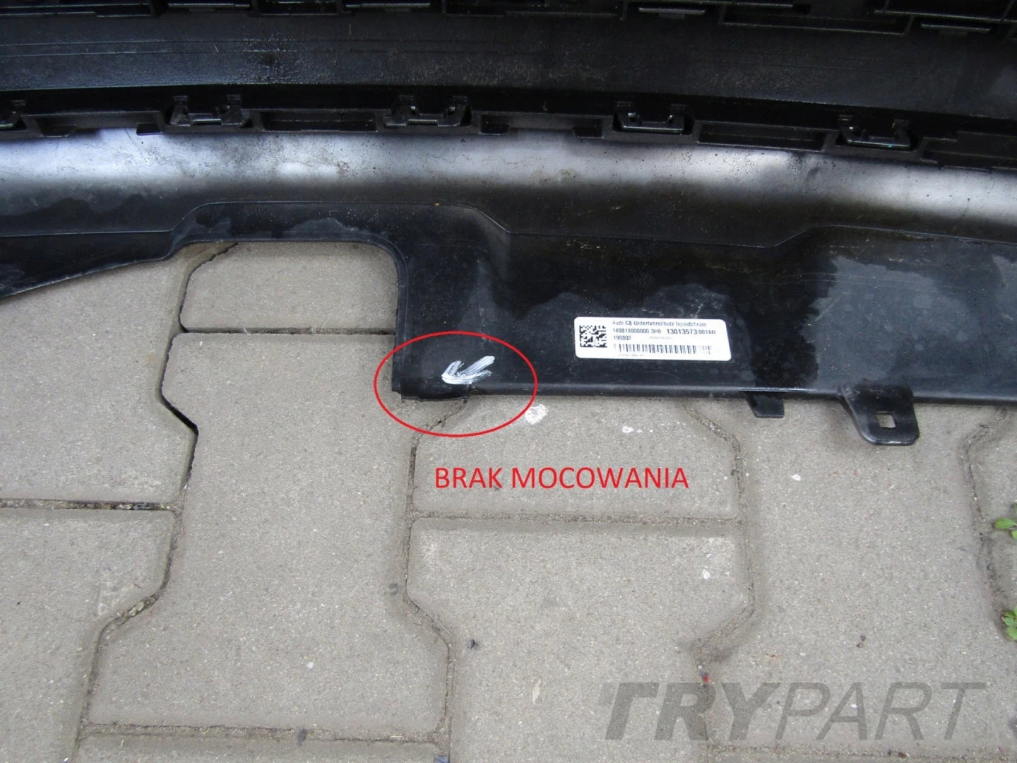 Rear bumper AUDI A6 C8 4K9 KOMBI ALLROAD 18-