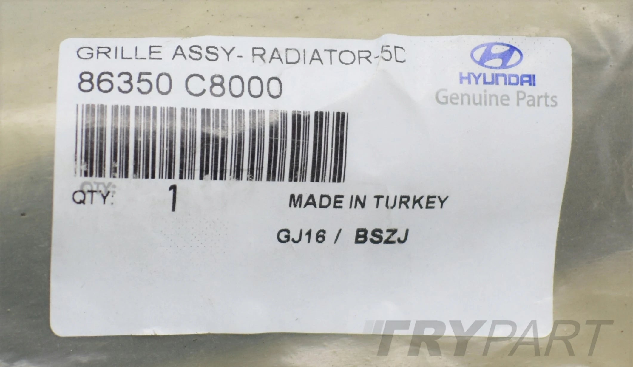 HYUNDAI I20 II LIFT FRONT BUMPER GRILLE ORG NEW
