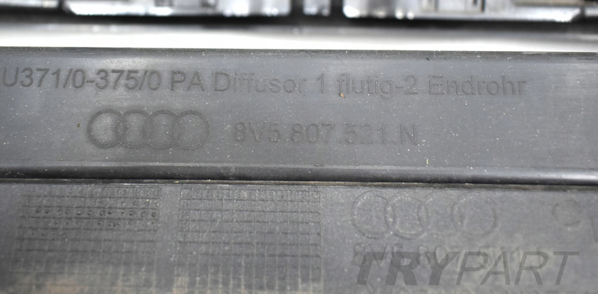 AUDI A3 8V5 LIFT REAR BUMPER ORIGINAL SEDAN + BOTTOM