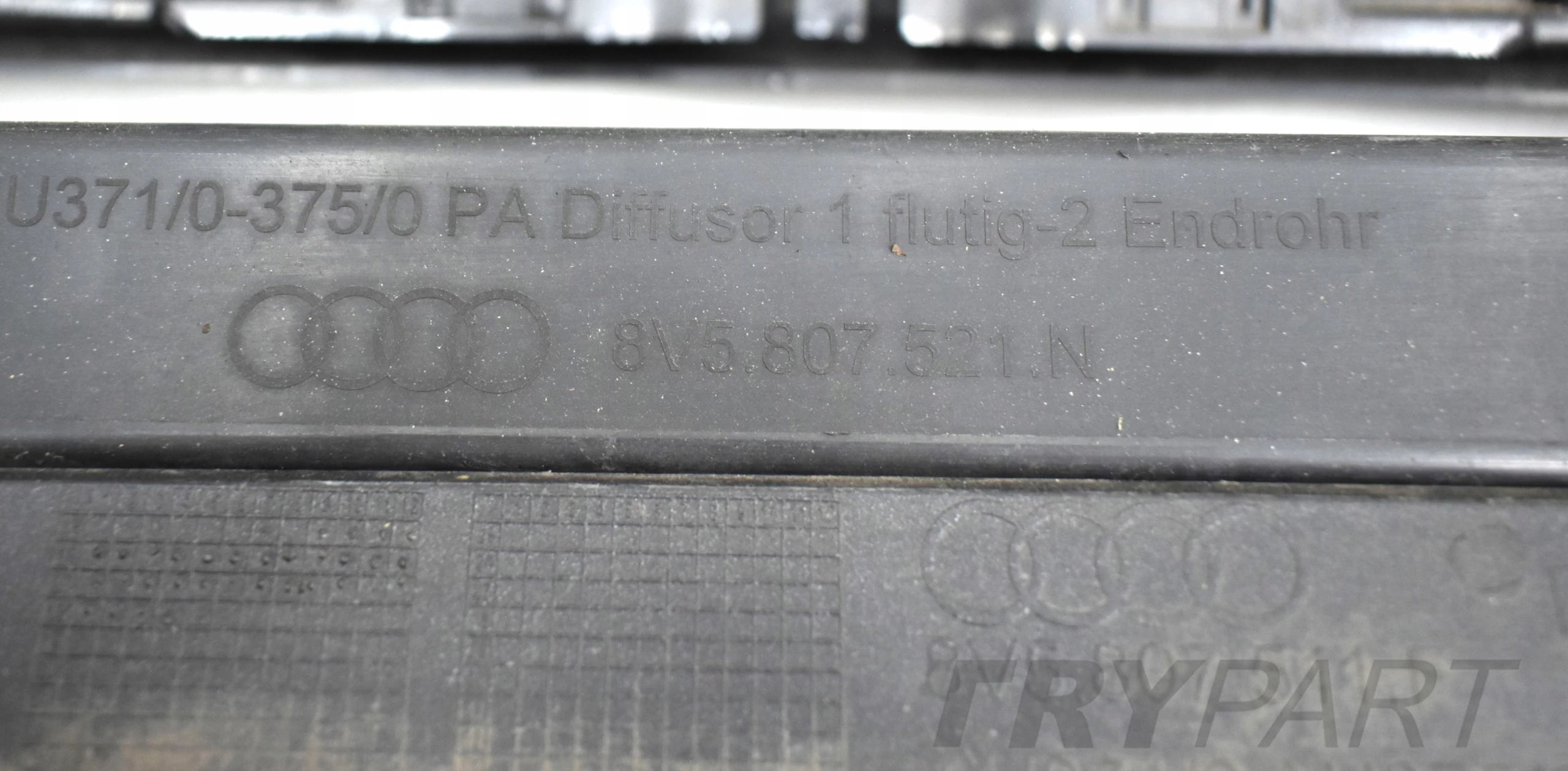 AUDI A3 8V5 LIFT REAR BUMPER ORIGINAL SEDAN + BOTTOM