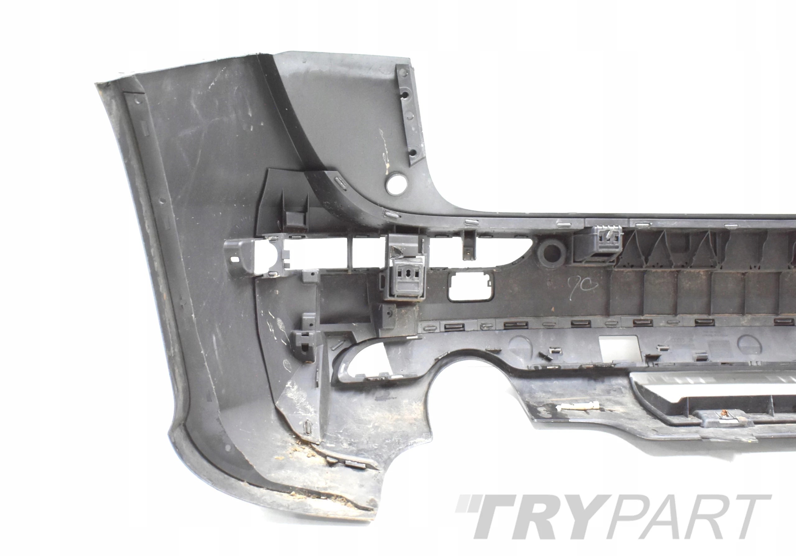 AUDI Q5 8R0 S LINE REAR BUMPER ORG + BOTTOM FOR TWO PIPES