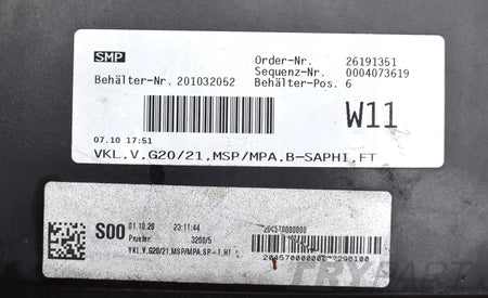 BMW G20 G21 M PACKAGE FRONT BUMPER ORG