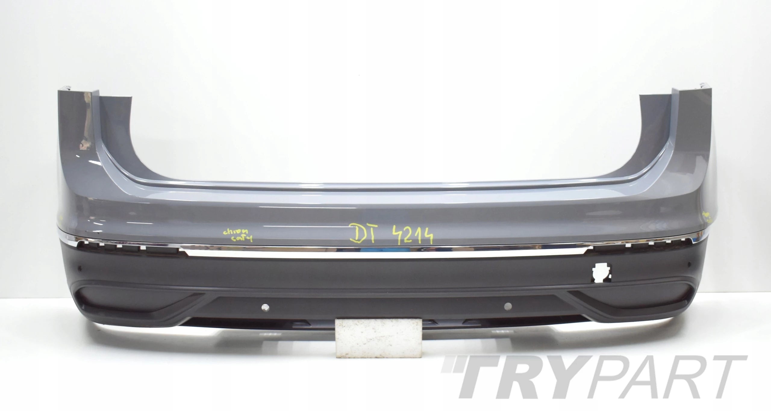 VW TIGUAN II LIFT 5NA REAR BUMPER ORIGINAL + CHROME