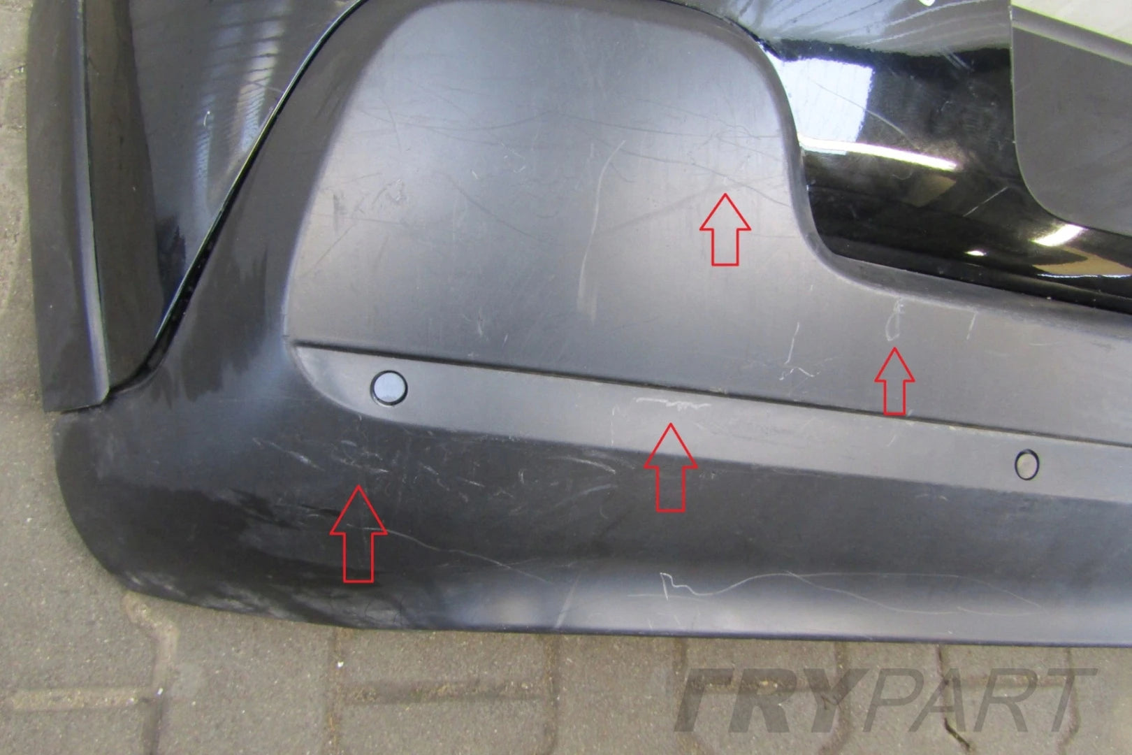 Citroen C3 III Rear Bumper 16- (4xPDC + wiring harness)