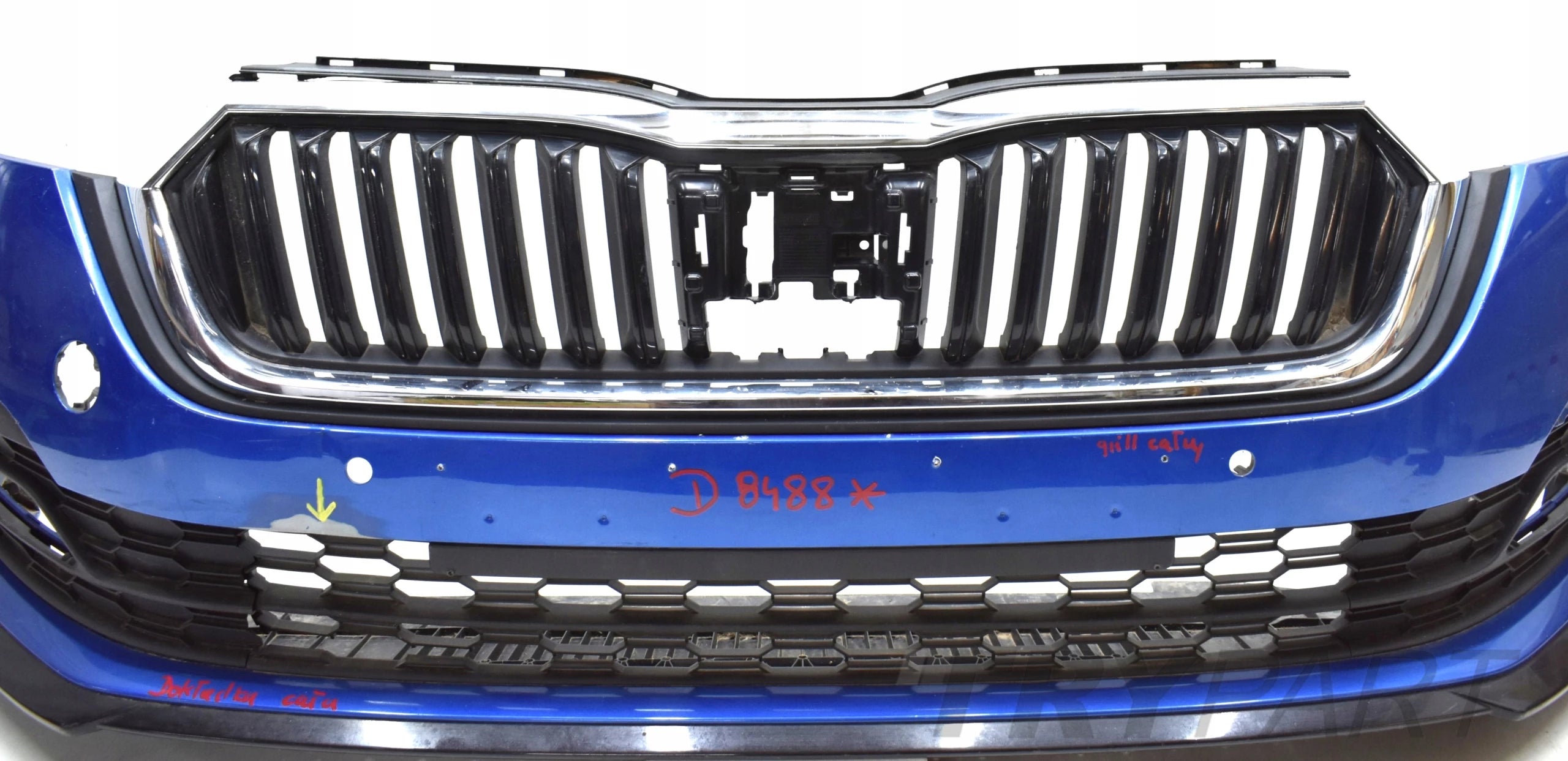 SKODA OCTAVIA IV MONTE CARLO FRONT BUMPER ORG + SPOILER + GRILLE