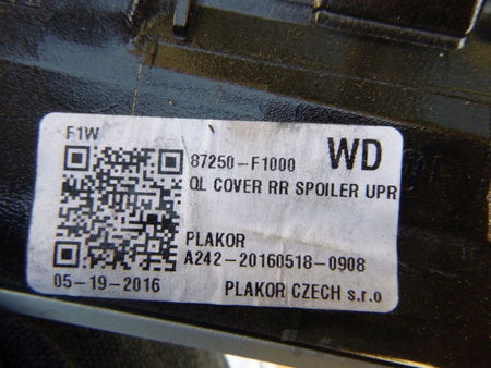 KIA SPORTAGE IV GT 16- Tailgate Spoiler
