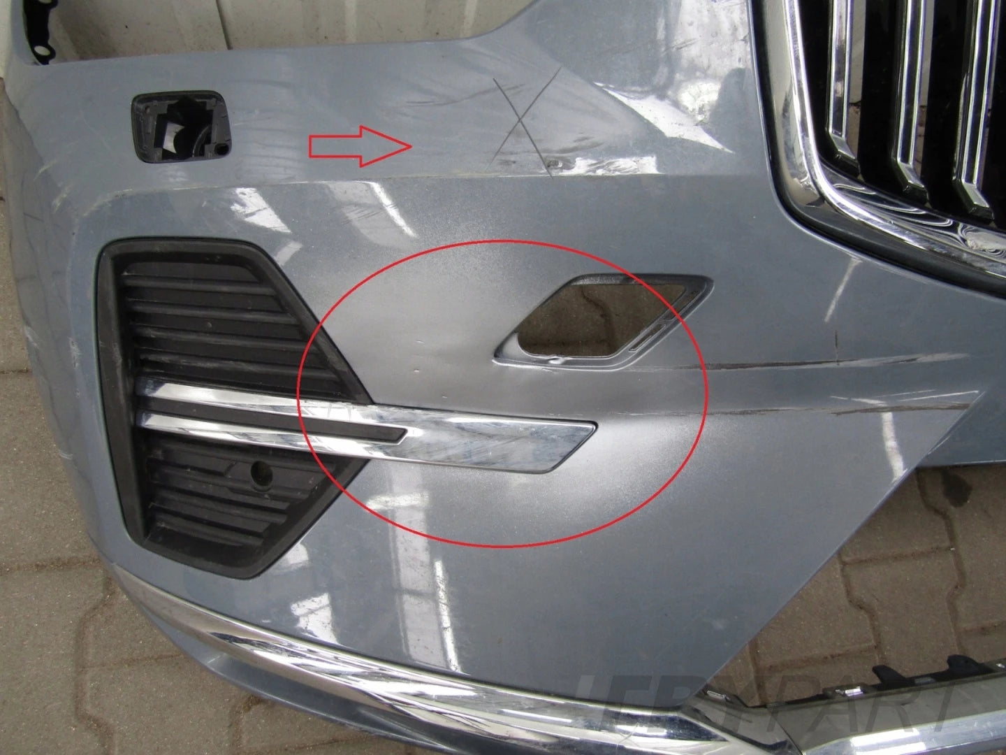 Front bumper Volvo XC60 2 II Inscription Lift 21-