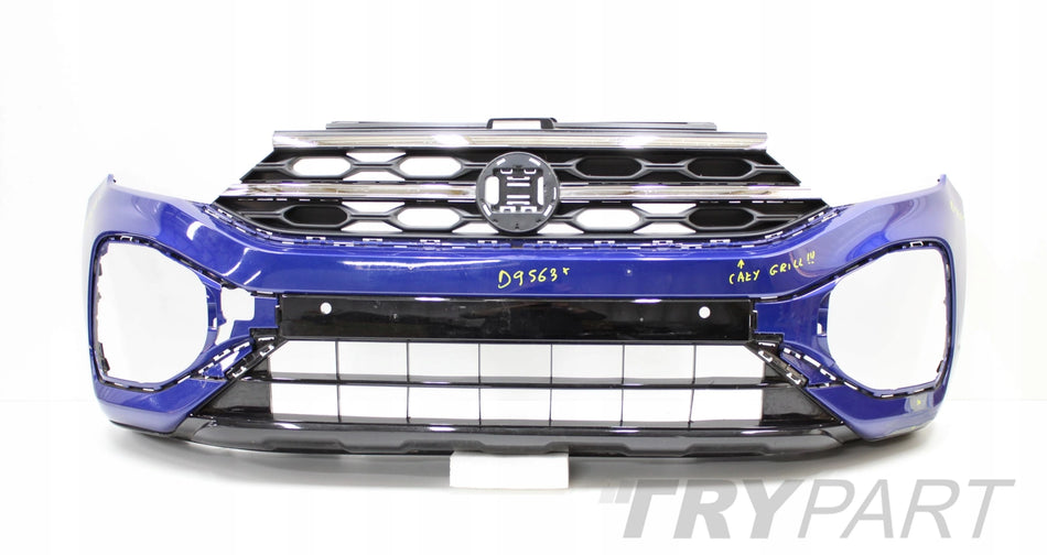 VW T-ROC 2GA Lift R-Line Front Bumper, Original + Grille + Lower Section