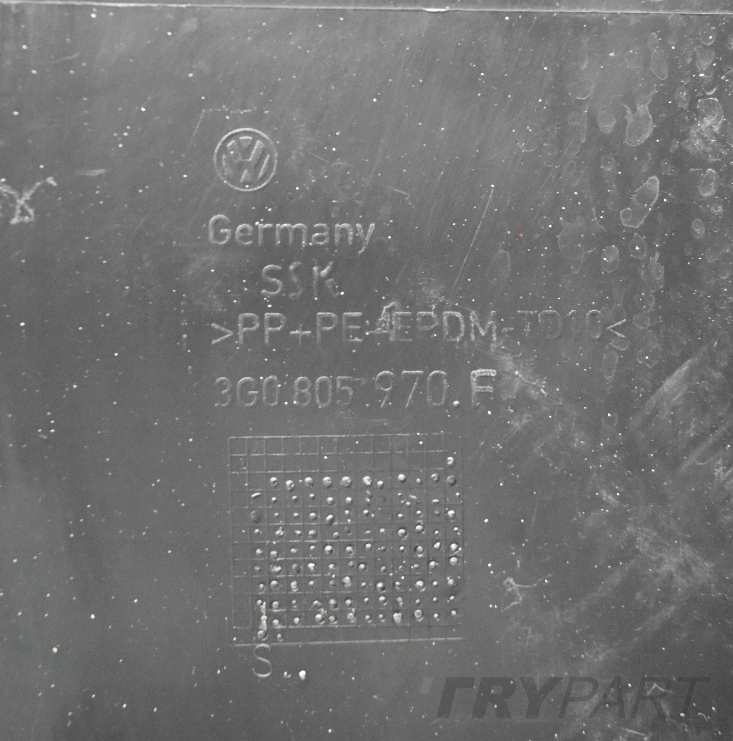 VW PASSAT B8 3G0 FRONT RIGHT FENDER ORG
