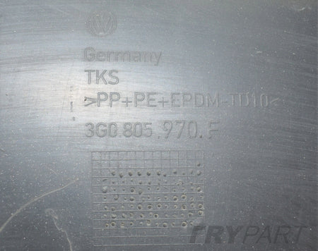 VW PASSAT B8 3G0 FRONT RIGHT FENDER ORG