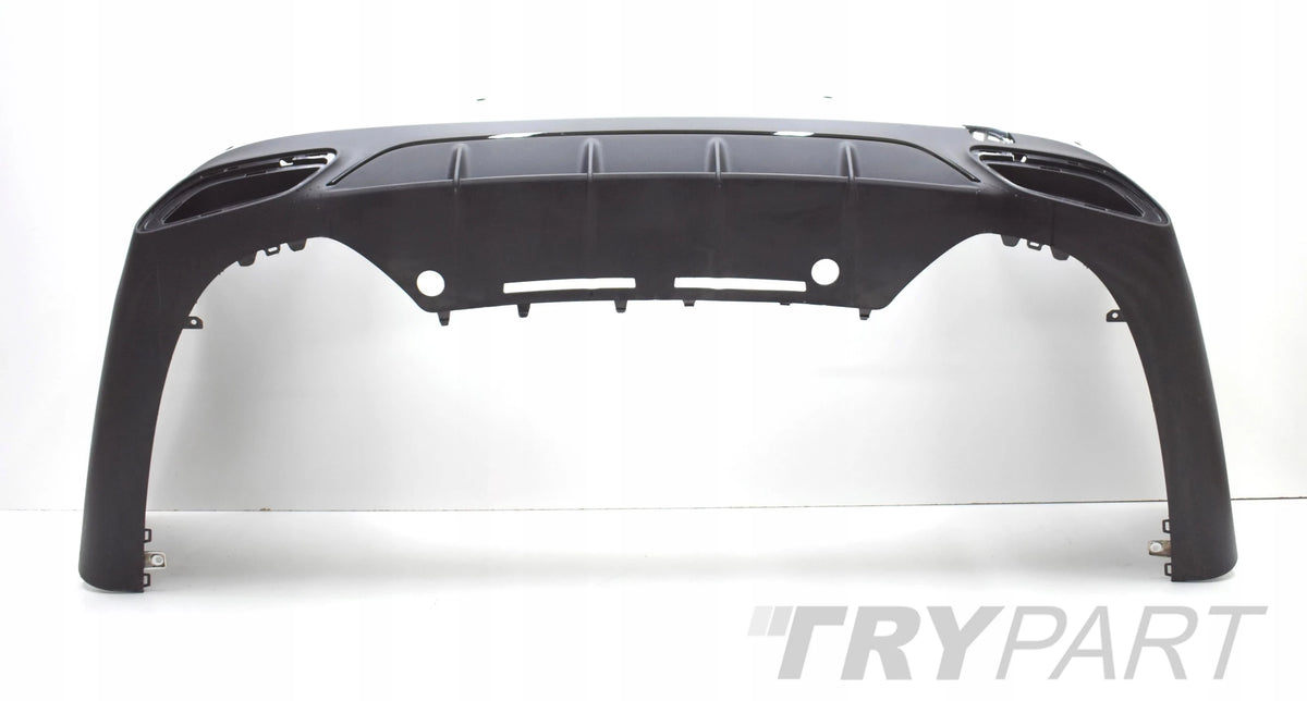 MERCEDES E-CLASS W214 AMG REAR BUMPER ORIGINAL SEDAN + BOTTOM + CHROME